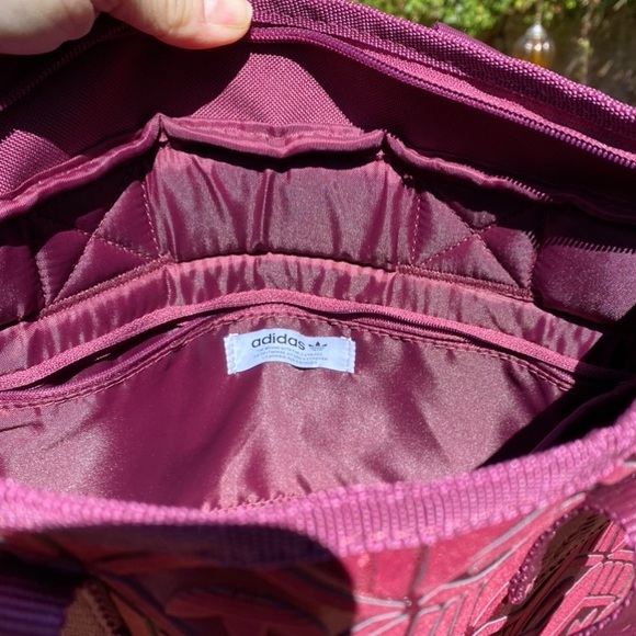 Adidas Red Geometric Backpack - Picture 10 of 11